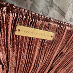 Loeffler Randall NWOT  Rayne Small Pleated Bow Frame Clutch in Metallic Pink Photo 6