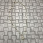 Gold Pearl Pendant Necklace Minimalist Irregular Chic Photo 2