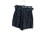 Topshop Women's High Waist Polka Dot Shorts in Black and White, Size 4 Photo 8