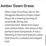 Patagonia Amber Dawn Monstera Print Dress size small Photo 8