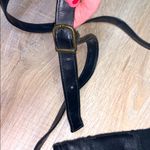 Black patch stitch work crossbody handbag Photo 6