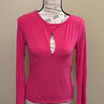 Trixxi Pink Flare Sleeve Top Size Large Photo 0