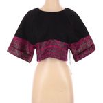 Lovers + Friends Crop Top S NWT Knit Friday Night Thick Knit Heavy Warm Party Photo 1