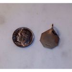 Jesus Pendant Charm 14K Yellow Gold Made in Italy YG Communion Christ Flat Photo 7