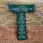 Ralph Lauren  | 1X | Linen Cotton Textured Knit Aztec Sleeveless Sweater Dress Photo 1