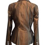 Made in France silk crepe blazer, size 36 Photo 1