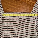 ZARA  Knit Pants Small Striped Stretchy High Rise Kick Flare Bootcut Lettuce Hem Photo 3