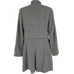 ZARA Double Breasted Wool Blend High Collar Pea Coat Small Photo 68