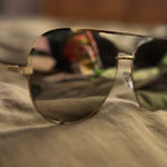 Mirror sunglasses Gold Photo 0