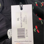 We Wore What  Ruched Cup One Piece Swimsuit Black Cherries XL Photo 10