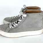 Greats The Royale High Top Sneaker Ash Nubuck Women’s Size 38 Gray Photo 2