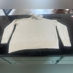 ALLSAINTS  Ivory Witby Jumper Knit Relaxed Asymmetric Zip Up Sweater Size S Photo 6