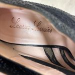 Lauren Lorraine Black Lace Peep Toe Heels Size 8 Photo 3
