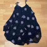 KLd Floral Embroidered Coastal Cowgirl Western Whimsigoth Fairycore Dress S Black Photo 0