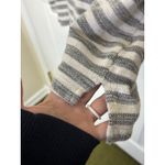 Anthropologie  t.la Gray White Striped Collared Short Sleeve Top Size XL Comfy Photo 6