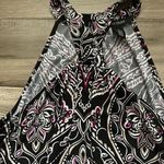 White House | Black Market  Drop Waist Tunic Black Multi - M EUC​ Photo 5