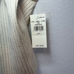 Aerie Women's Ribbed Raw Edge Cropped Tank Top Cream Crew Sleeveless Shirt Large Photo 5