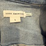 Good American Women’s Fit For Success Denim Jumpsuit Size L Photo 5