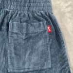 Hammies Corduroy Shorts 26 Blue Elastic Waist Retro Surf Roller Skate Beach Photo 5