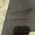 Tahari  Black Ponte Knit Pull On Legging Pants Split Cuff Size Medium Photo 3