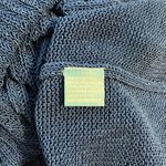 J. McLaughlin Sweater Women's XS Donovan Blue V Neck Cotton Blend Ribbed Knit EUC Photo 4