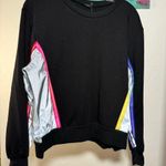 Terez NWT Colorblock Sweatshirt with Reflective Trim Photo 4