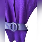 Vintage Raul Blanco Purple Women's Cardigan with Belt Size 10 Photo 1