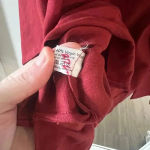 850 Eskandar Button Up Long Sleeve Shirt Jacket Size 0 Color Red Linen Photo 5