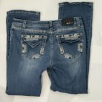 Grace in LA Jeans Womens 29 Bootcut Embellished‎ Western Cowgirl Mid Rise Boho Blue Photo 2