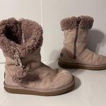 UGG  Plumdale Cuff short S/N 1102933 leather blush pink snow women size 6 Photo 1
