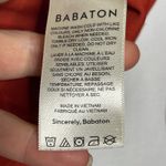 Aritzia  Babaton burnt orange elastic long sleeve crop top sz M Photo 5