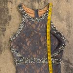 Juniors Elegant City Studio Halter Lace Gown Gray Size undefined Photo 8