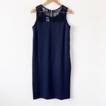 Stile Benetton Navy Blue Ben Sheath Dress Photo 6