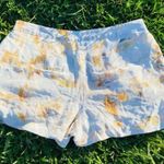 All Saints watercolor mid-high waist satin shorts Photo 4