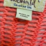 One World Salmon Colored Sweater🌸 Photo 1