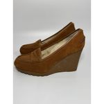 Michael Kors Michael Rory Loafer Wedge Heels Walnut Womens SIZE 91/2 Photo 2