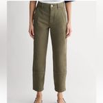 Everlane Utility Barrel Pant size 8 in Kalamata Olive Khaki Green $118 Photo 1