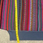 NOVICA Artisan Handmade Kimono Sleeve Sweater Alpaca Wool Blend from Peru S/M Blue Size M Photo 6