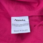 Anthropologie Aureta Elegant Pink Pleated Dress M Photo 8