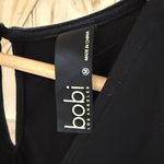 Bobi Revolve - - Black Sleeveless Drape Romper - M Photo 6