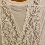 Forever 21 Lace trim hi-low tee Photo 4