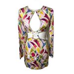 For Love & Lemons  Thora Cutout Long Sleeve Mini Dress Size XS NWT $288 retail Photo 3