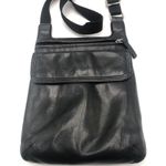 Osgoode Marley Black Leather Crossbody Purse Handbag RFID Photo 1