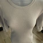 T Tahari Ribbed Elbow Puffed Sleeve Sweater. Size Extra Small Photo 4