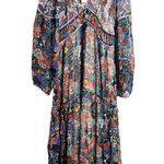 Maeve for Anthropologie Annabella Floral Print Long Sleeve V-Neck Maxi Dress 14 Photo 3
