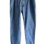 VTG Opal By Lorraine Wardy High Waisted Jeans Floral Leather Cotton Pocket 12 32 Blue Photo 0