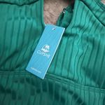 Cupshe  Green Rib Cutout Crisscross One Piece Swimsuit Large‎ Photo 6