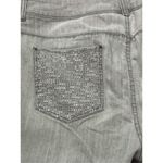 Chico's  platinum gray crop denim pant size L/12 Photo 6