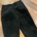 Sonoma  NWT Black Suede Leather Dress Pants Size 8 Photo 4