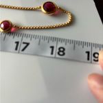 NWOT Julie Vos Gold and Pink Gemstone Necklace Photo 7